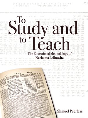 cover image of To Study and to Teach